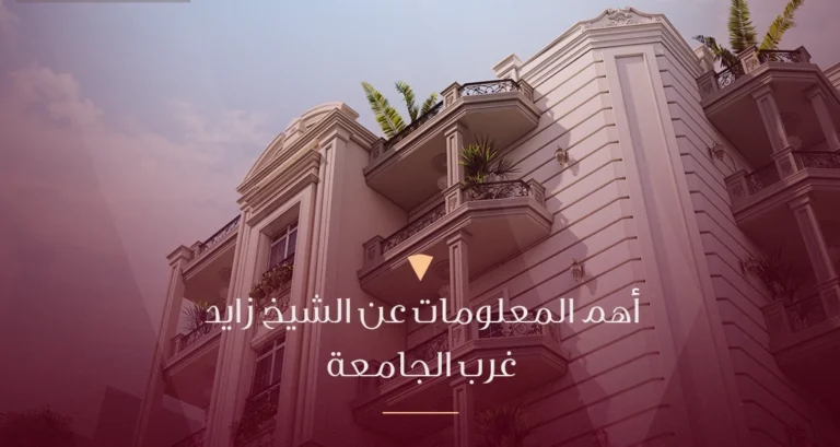 اهم المعلومات عن الشيخ زايد غرب الجامعة